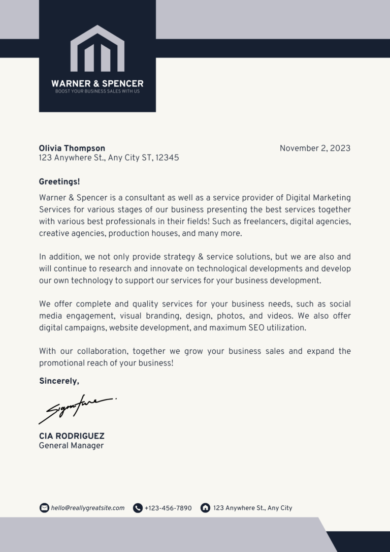 Letterheads and Stationery